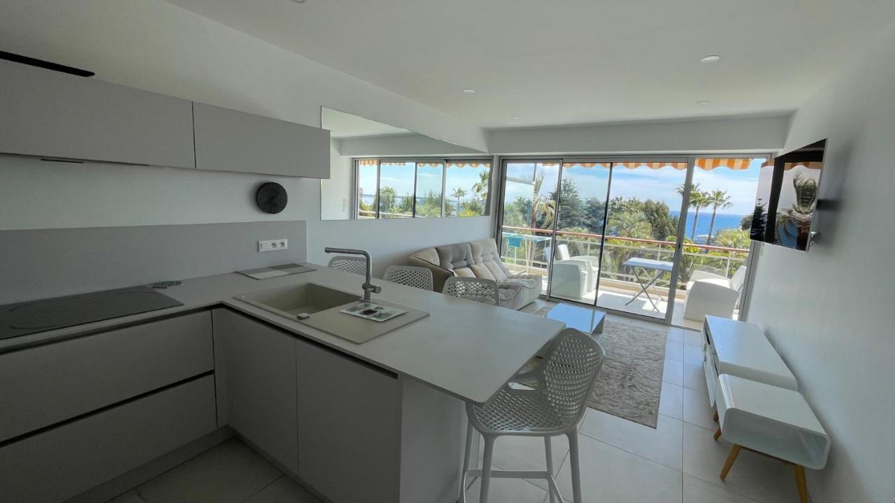 Appartement 2 Chambres Vue Mer Panoramique, Proche Croisette Cannes วาลูริส ภายนอก รูปภาพ