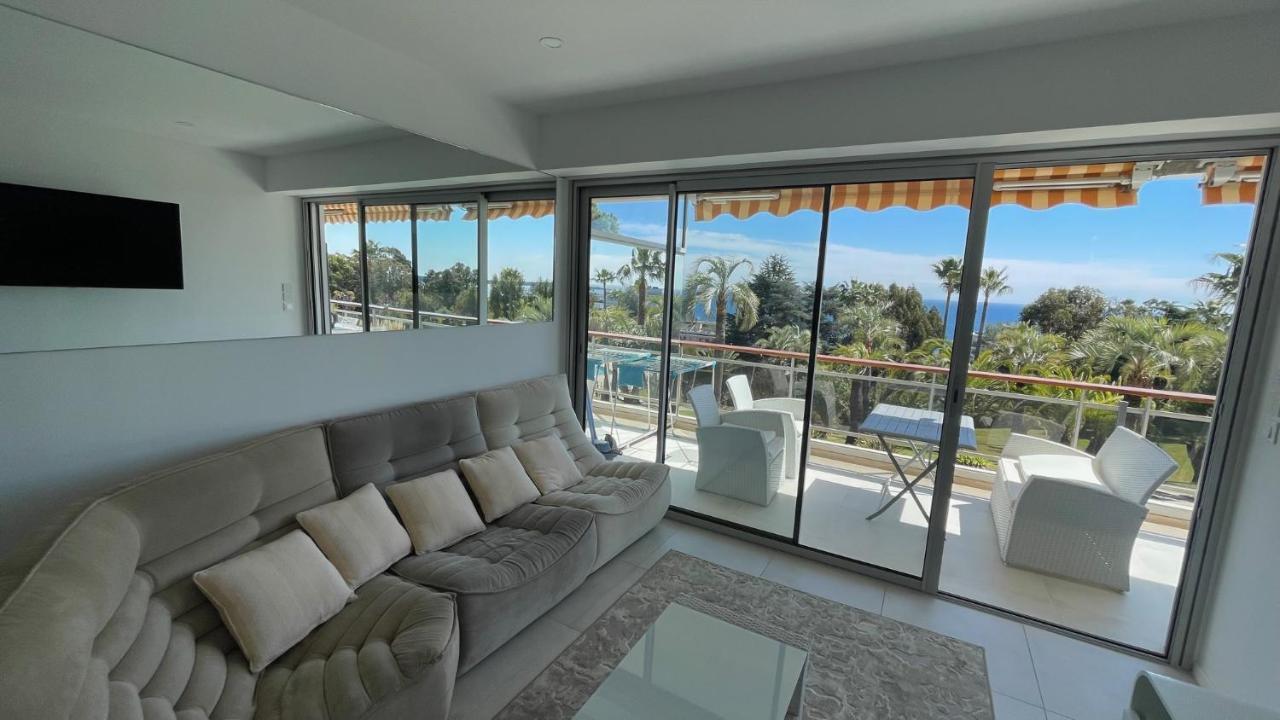 Appartement 2 Chambres Vue Mer Panoramique, Proche Croisette Cannes วาลูริส ภายนอก รูปภาพ