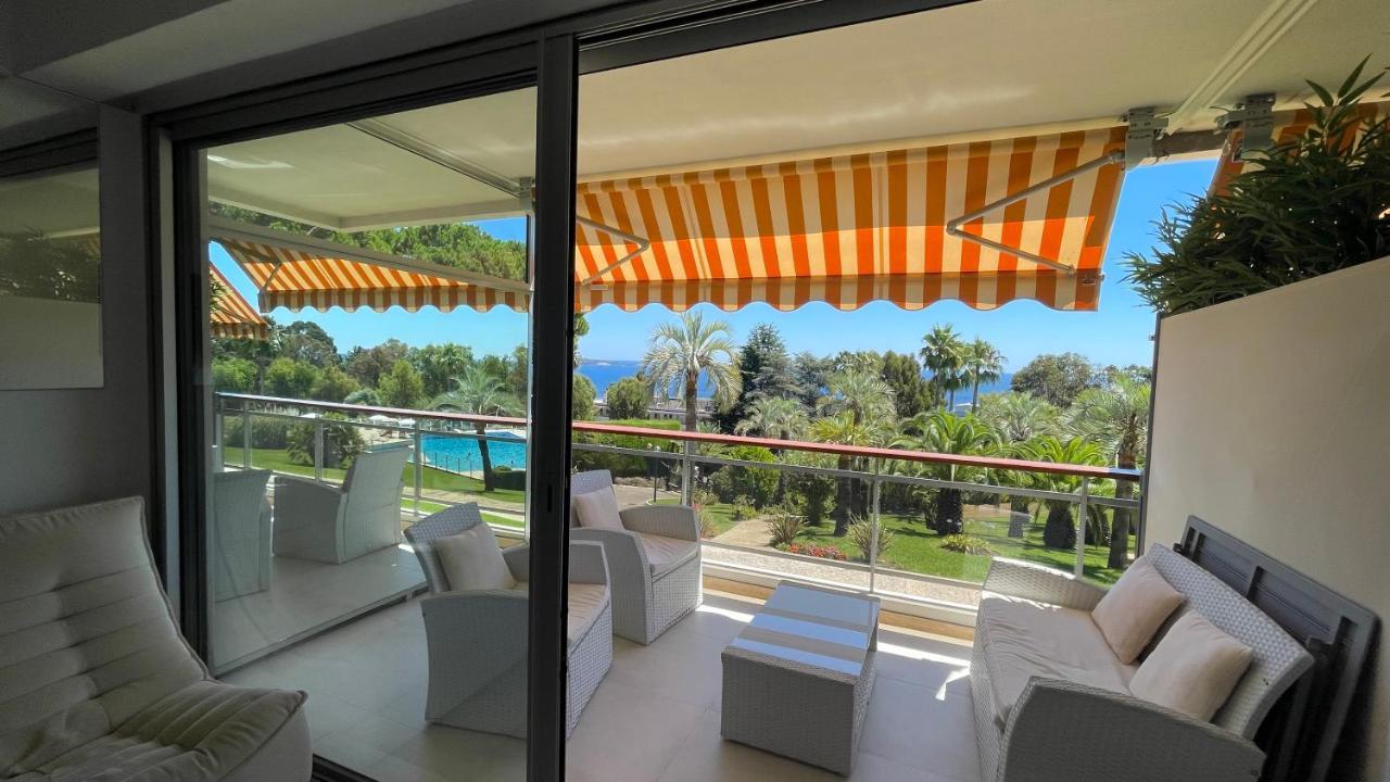 Appartement 2 Chambres Vue Mer Panoramique, Proche Croisette Cannes วาลูริส ภายนอก รูปภาพ