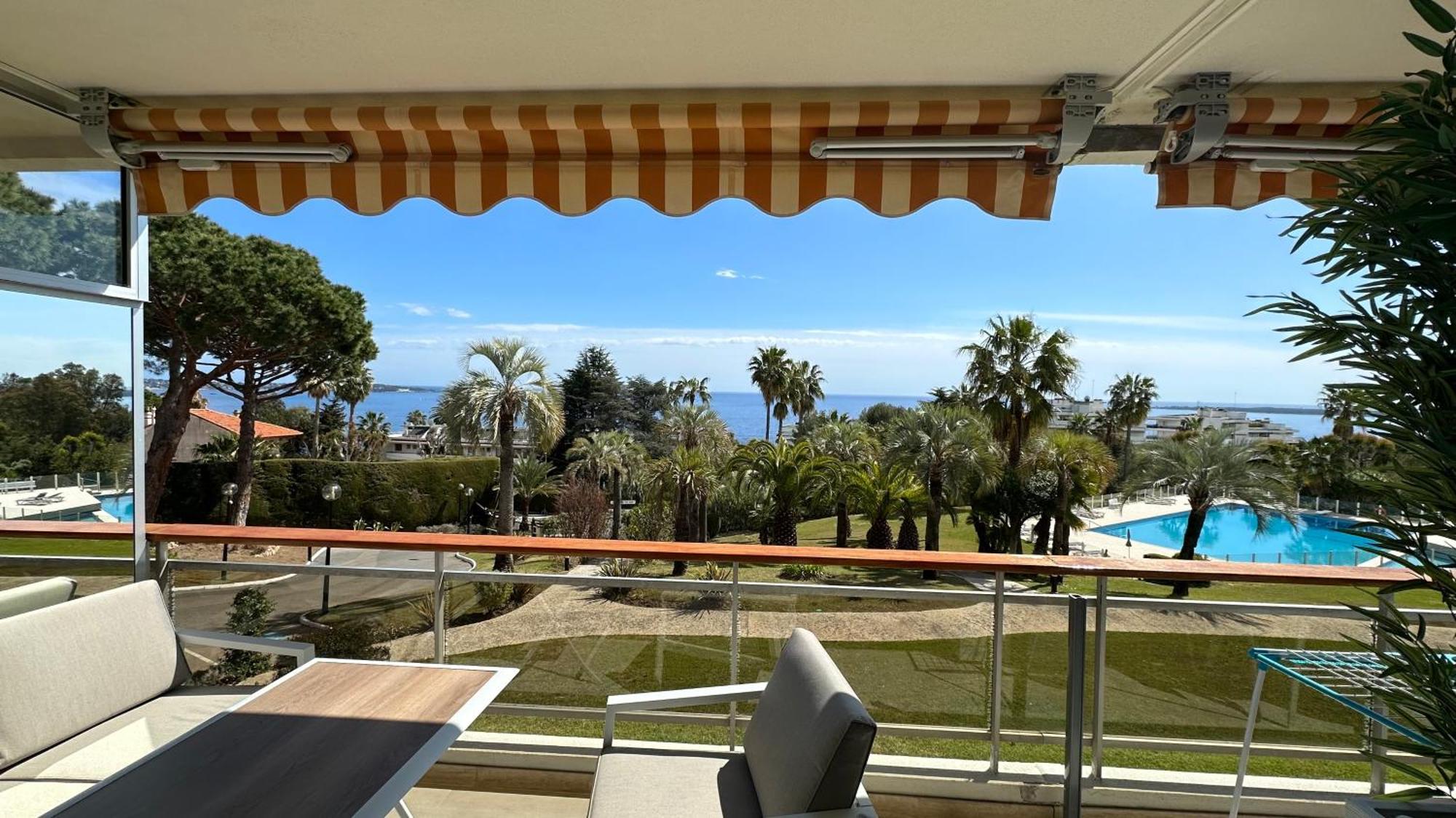 Appartement 2 Chambres Vue Mer Panoramique, Proche Croisette Cannes วาลูริส ภายนอก รูปภาพ
