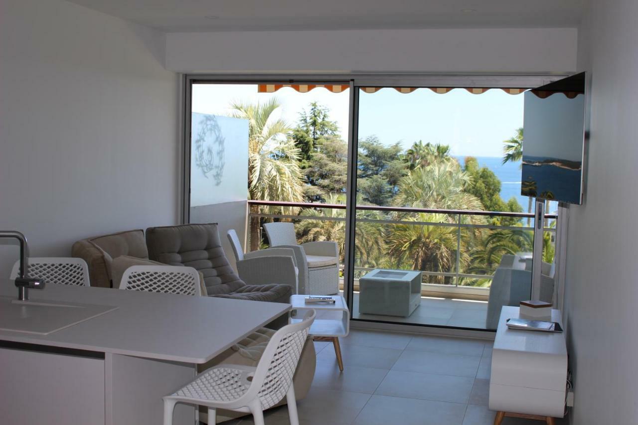 Appartement 2 Chambres Vue Mer Panoramique, Proche Croisette Cannes วาลูริส ภายนอก รูปภาพ